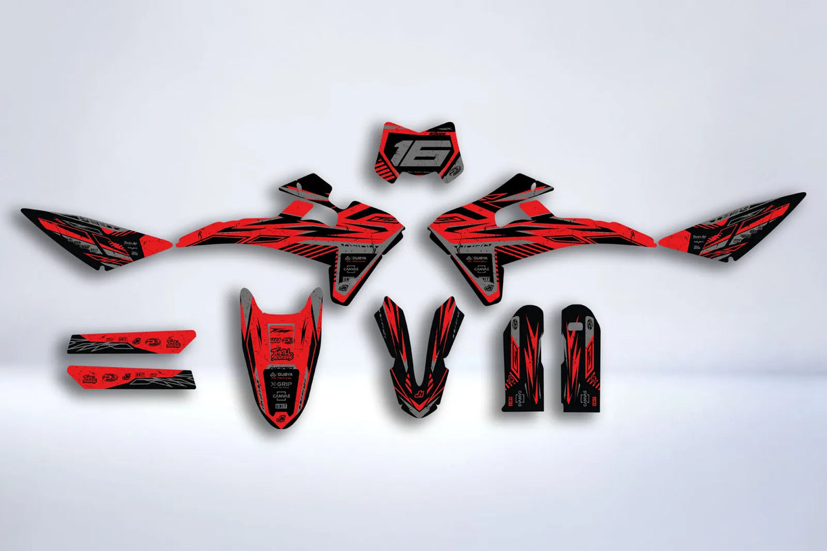 graphics kit Fantic 50/125 XM / XE 2017-2022 - RACE BY @_fabix_300