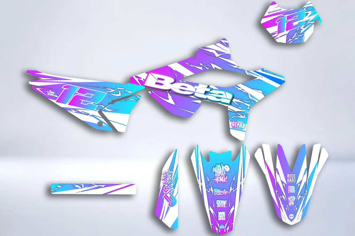 Kit Déco Beta 50 RR 2021-2025 - PINK BLUE