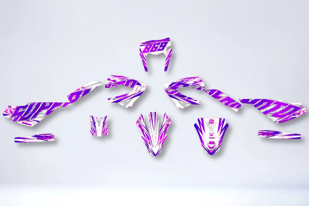 graphics kit DERBI XTREME XRACE FRONT 2011 - ANTI