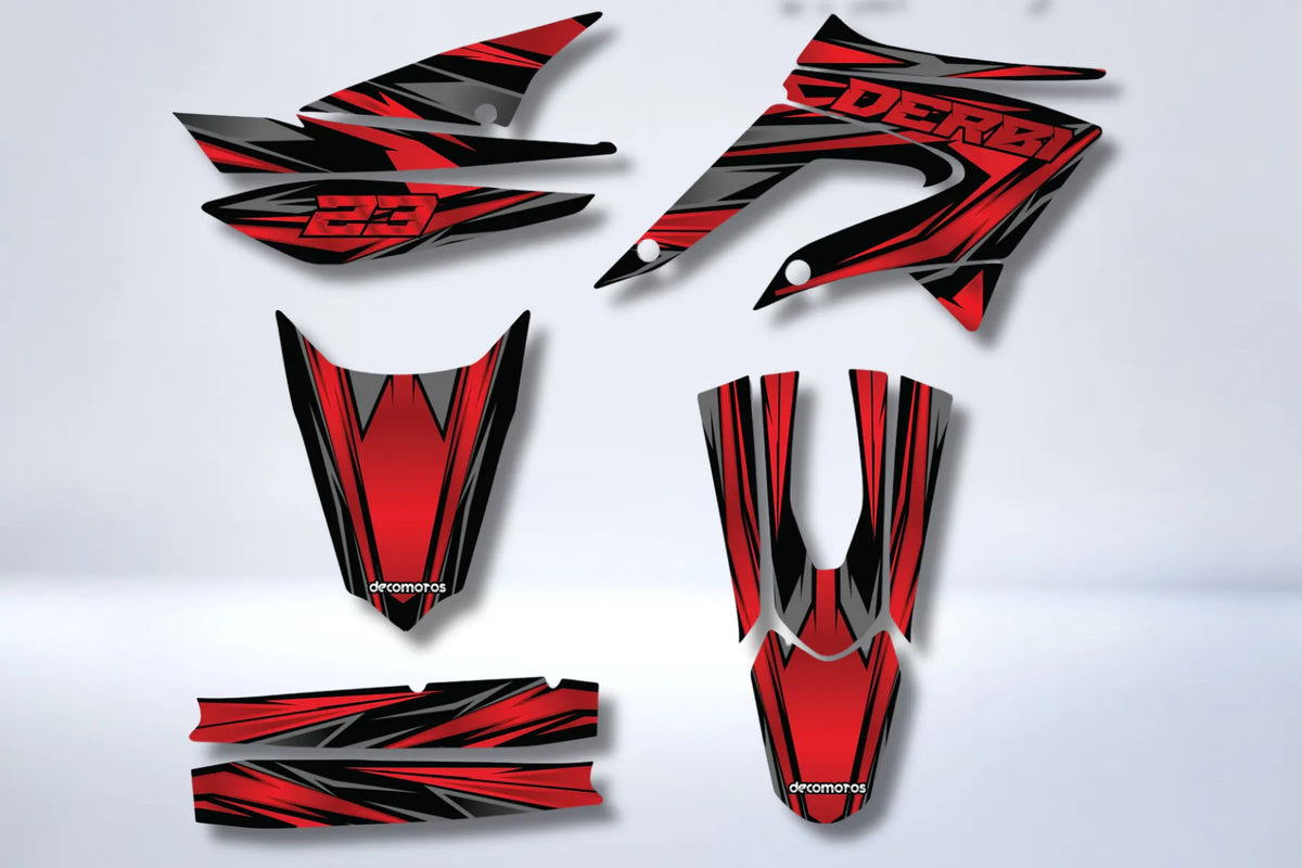 DERBI X-TREME / RACING 2011-2017 graphics kit - RUDELESS