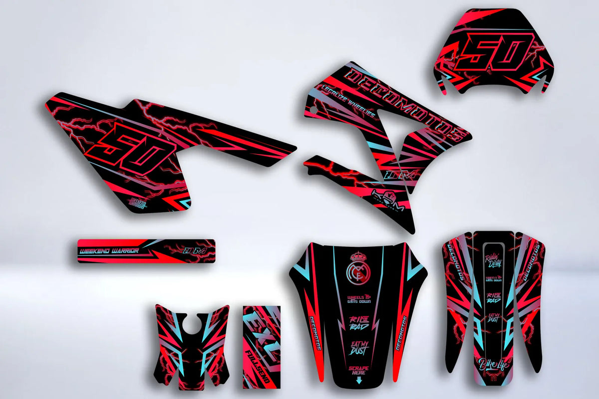 Dekor-Kit GILERA SMT / RCR AVANT 2011 - STELLAR ROT