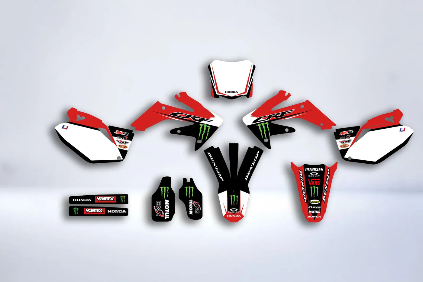 Kit déco HONDA CRF 250 2004-2009 RED MONSTER