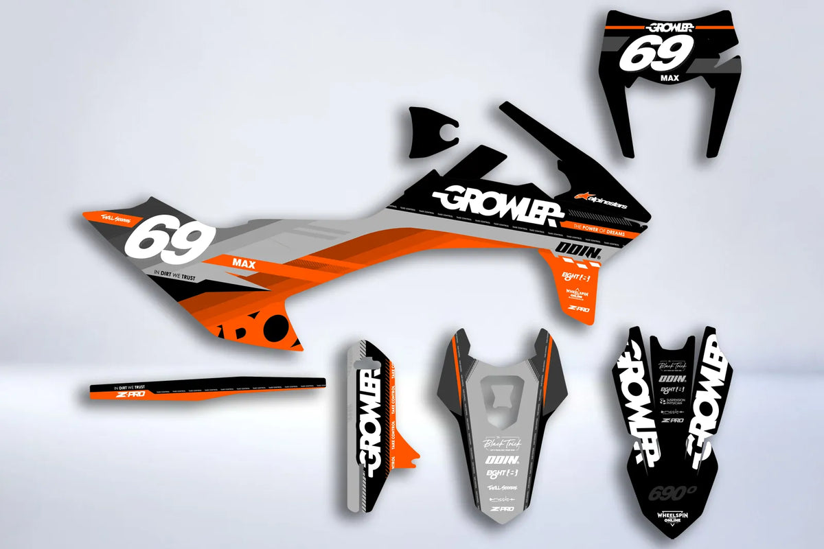 Kit de decoración KTM 690 SMCR 2019-2024 - SAN ANDREAS