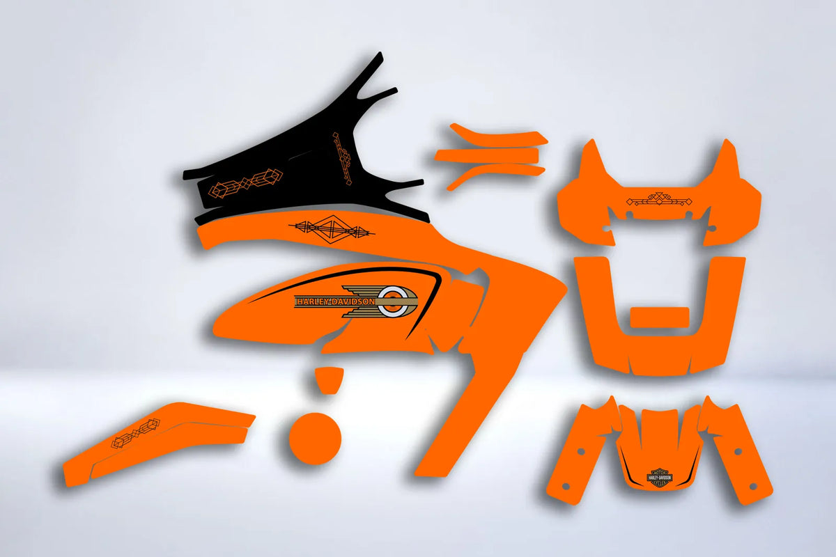 graphics kit Harley Davidson PAN AMERICA 1250 - ORANGE