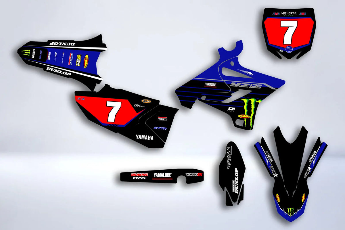 YAMAHA YZ 125-250 2015-2021 graphics kit - FACTORY MONSTER