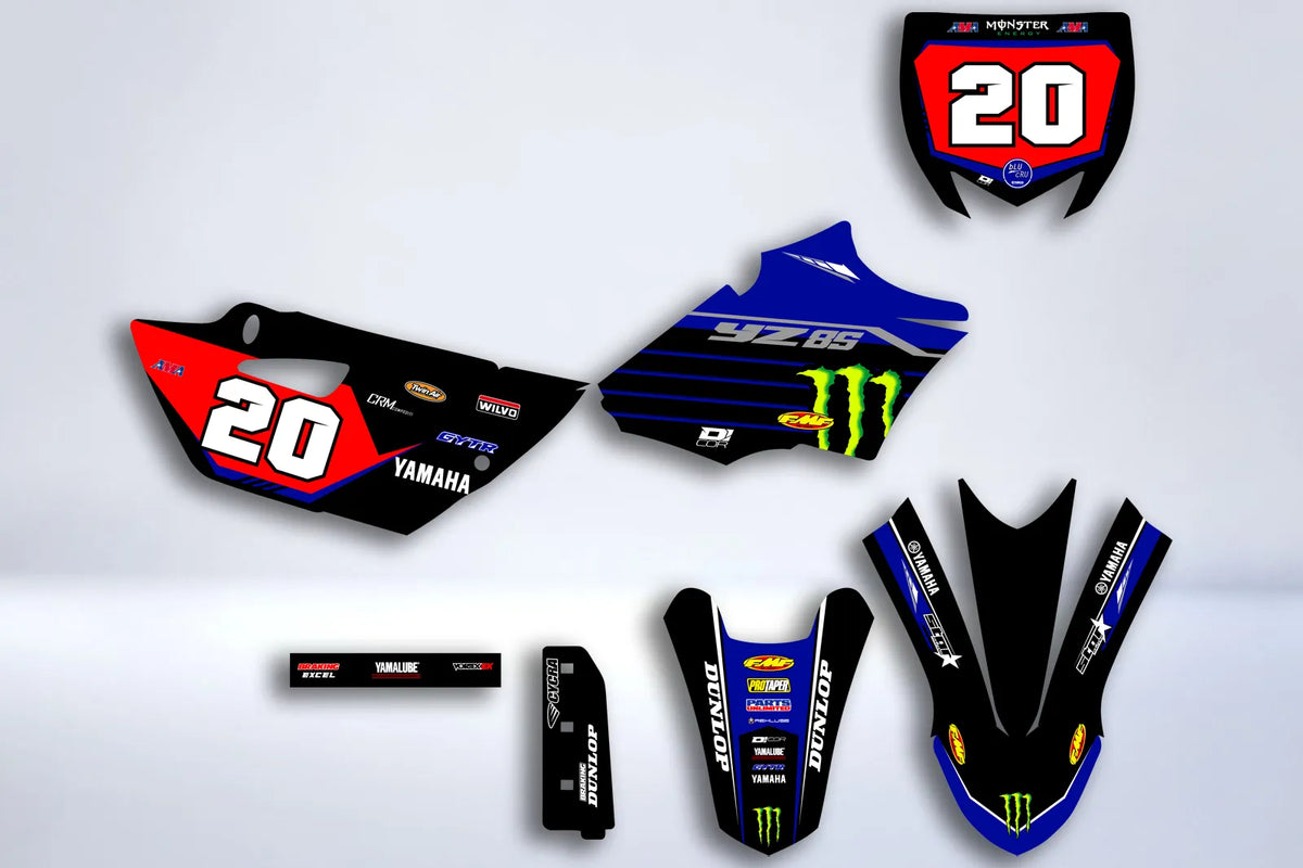 kit gráfico Yamaha YZ 85 2015-2021 - FACTORY MONSTER