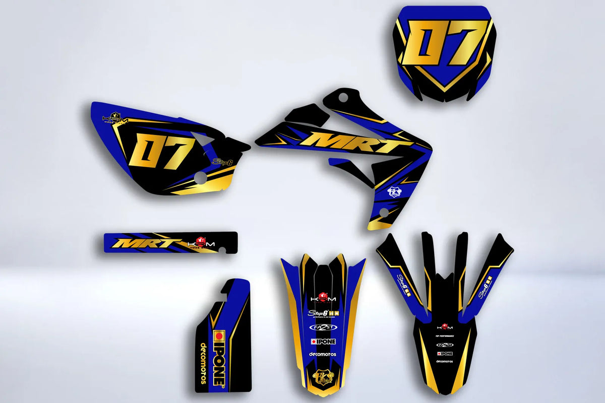 Kit de decoración RIEJU MRT 2009-2021 - AZUL ORO