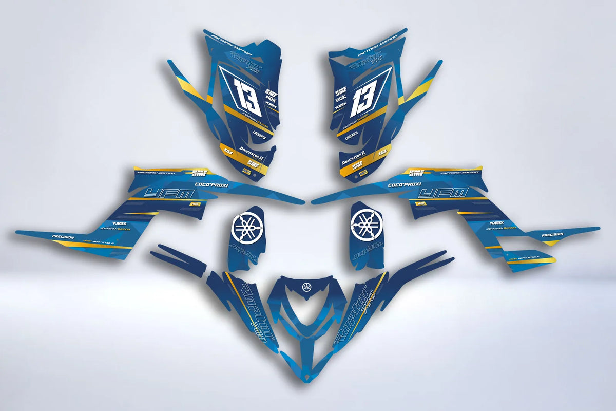Yamaha YFM 700 RAPTOR 2013-2025 graphics kit - NEPTUNE