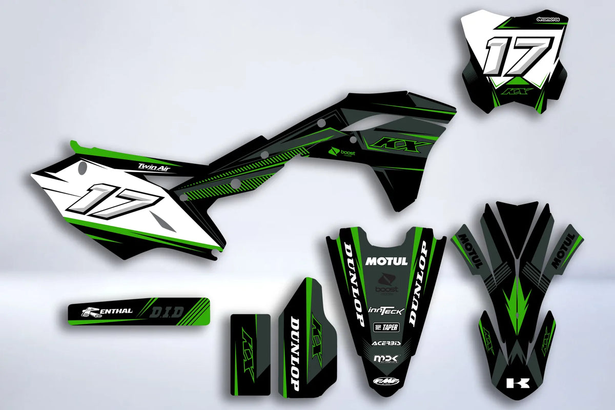 Kit Déco KAWASAKI KXF 250 2017-2020 - FACTORY