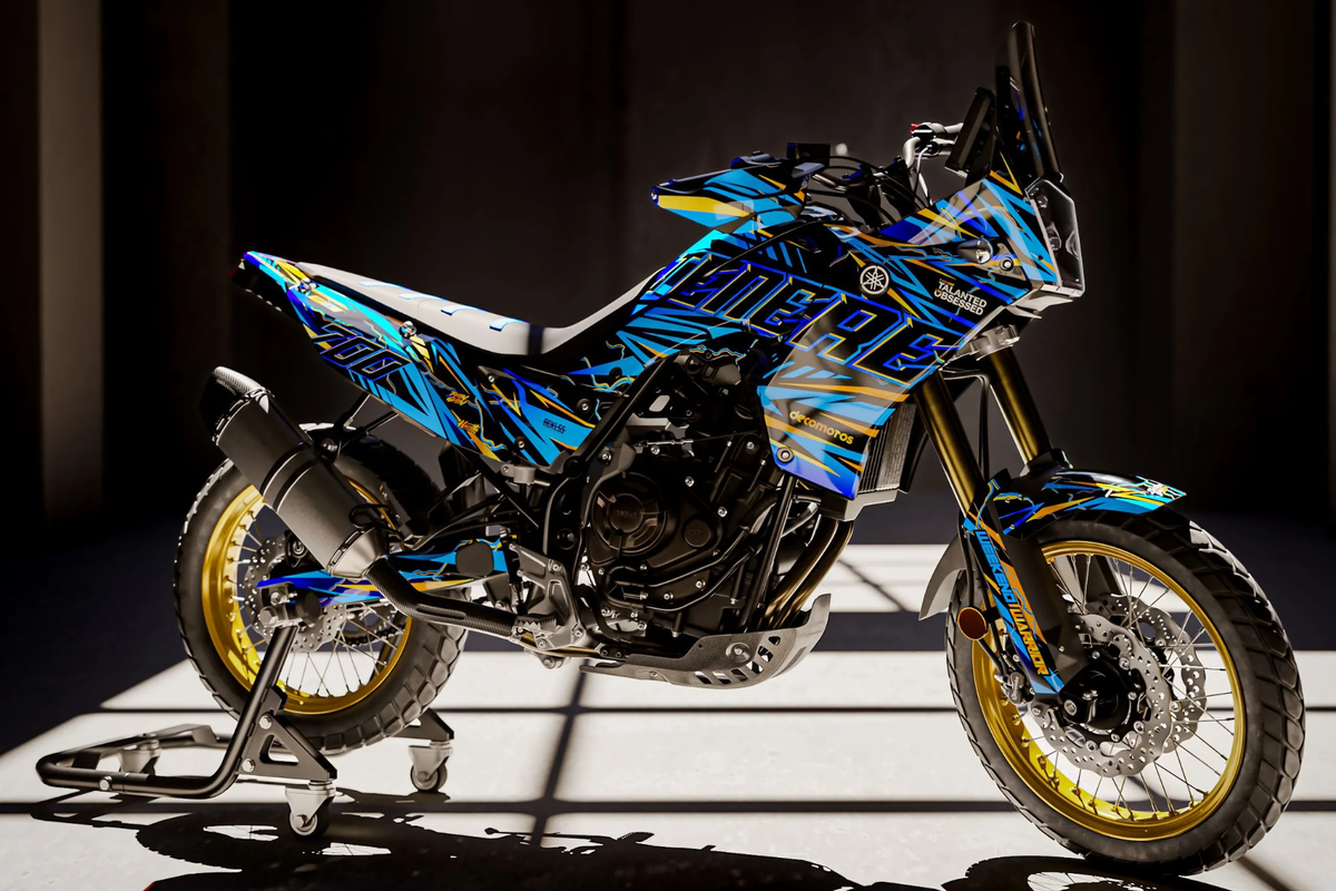 kit grafiche YAMAHA 700 TENERE - GOLD (cromo o olografico consigliato)