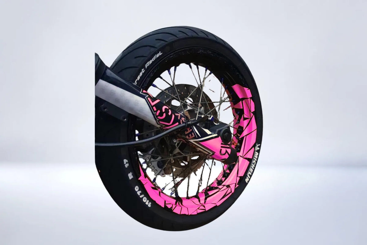 Half-Rim Triangle Stickers (for 2 rims)