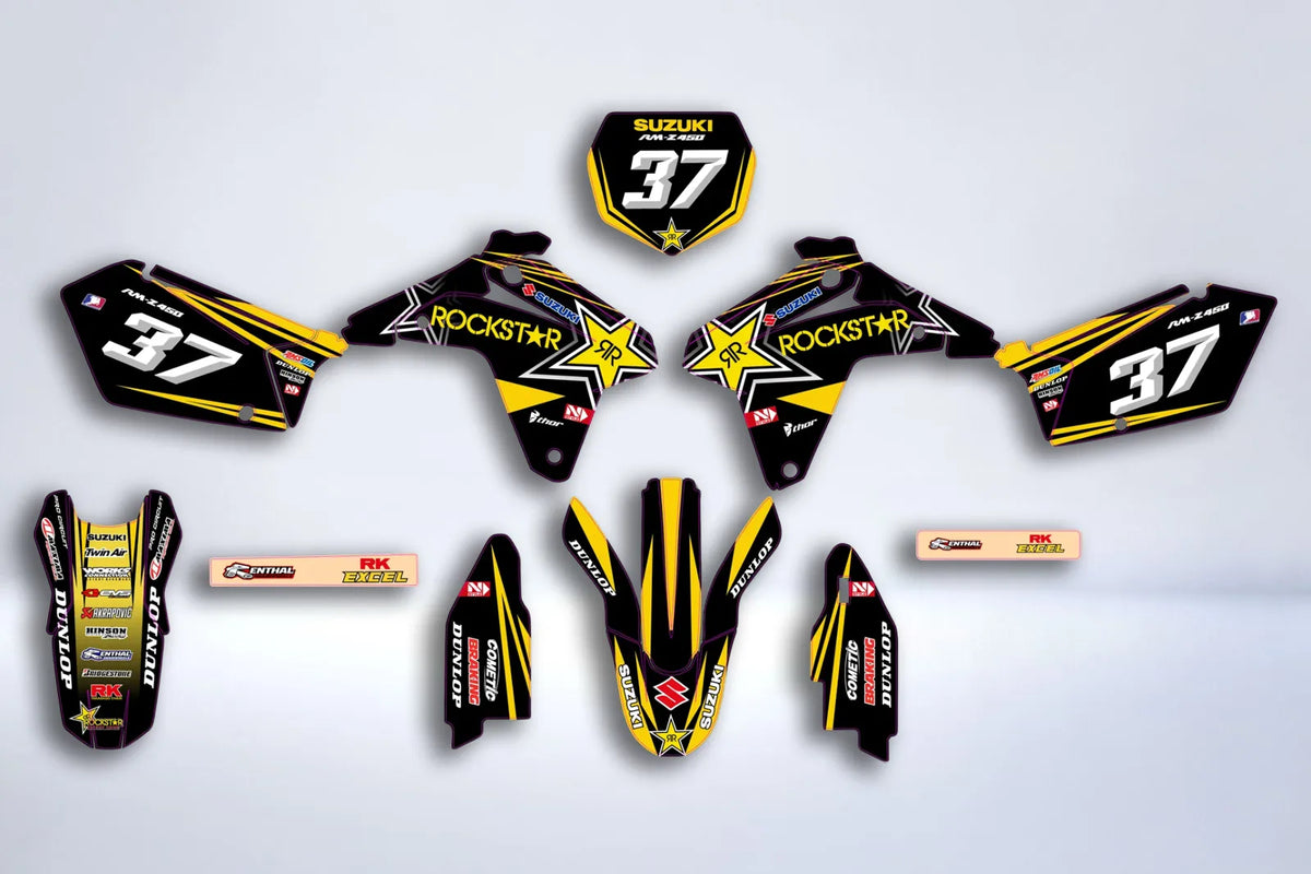 kit grafiche SUZUKI RMZ 450 2005-2007 - ROCKSTAR #3