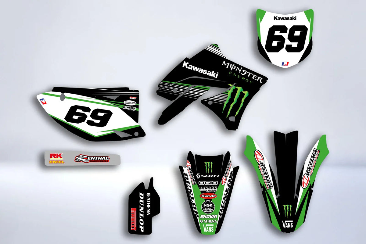 Kit Déco KAWASAKI KXF 250 2009-2012 - MONSTER #2