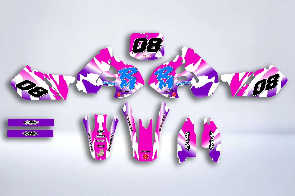 kit grafiche SUZUKI RM 125-250 1999-2000 - PINKY