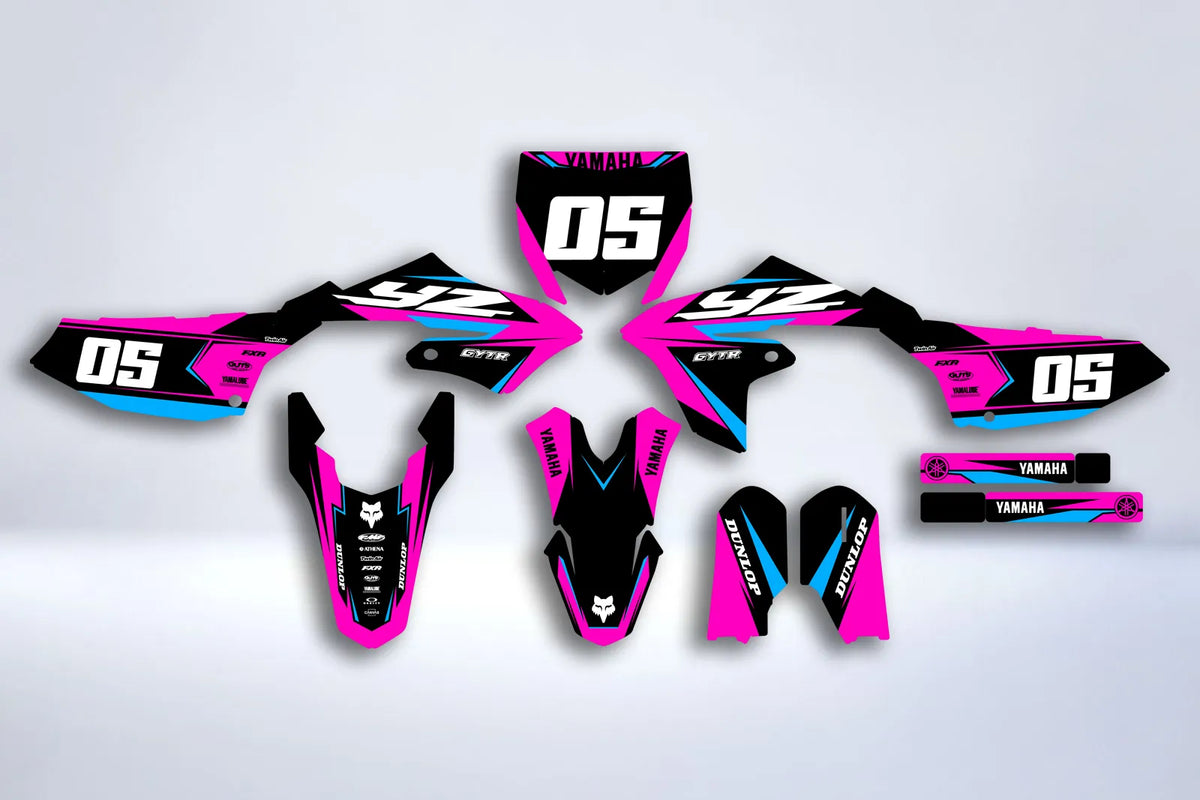 Kit Déco Yamaha YZ 65 2018-2025 - FACTORY PINK