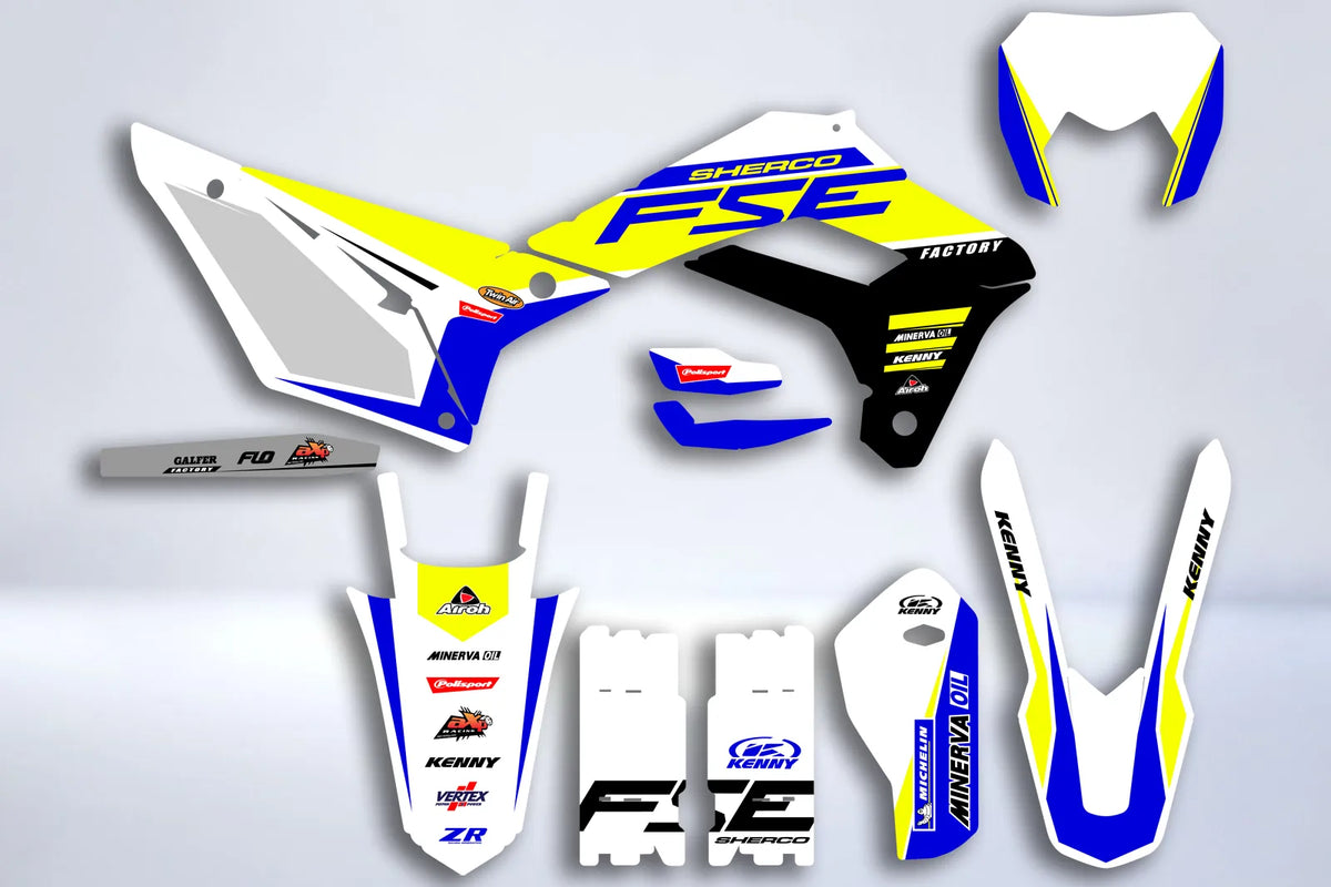 Sherco SE SEF 2017-2024 graphics kit - VOLTIX