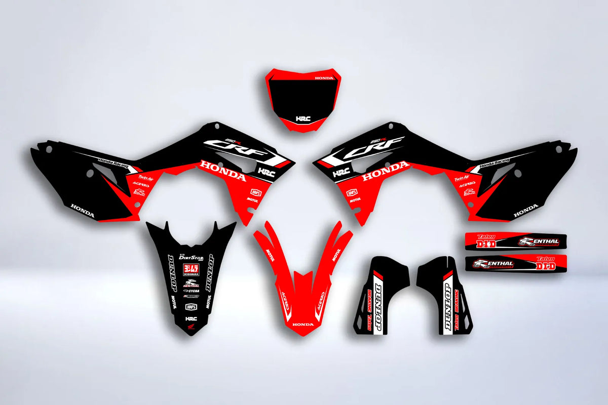 graphics kit HONDA CRF 450 2017-2020 CRF 250 2018-2021 - PYRANX