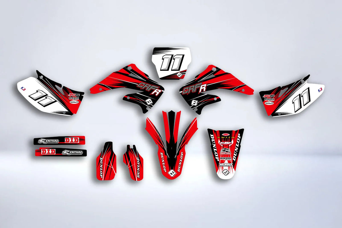 graphics kit HONDA CRF 450 2002-2004 - FACTORY