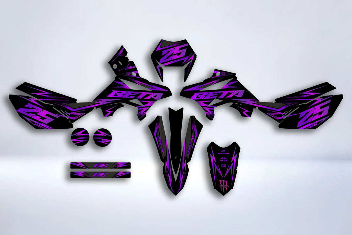 Graphics kit BETA 50 RR 2011-2020 - GRADIENT PURPLE