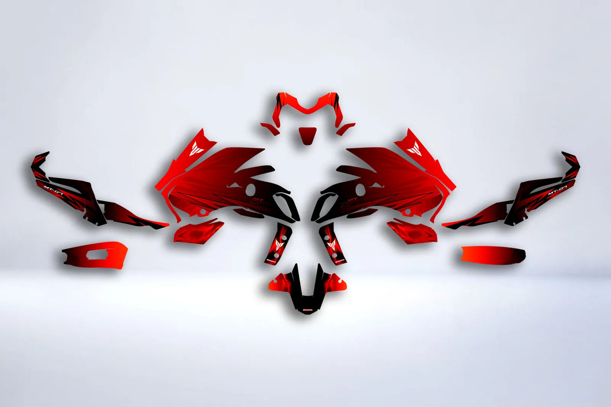 Graphics kit Yamaha MT 07 2018-2020 - RED
