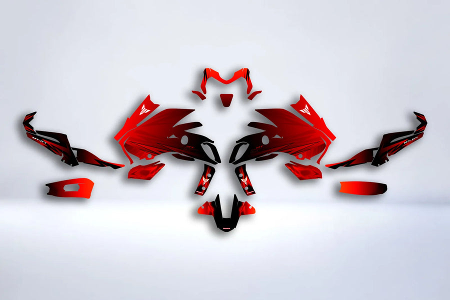 Graphics kit Yamaha MT 07 2018-2020 - RED