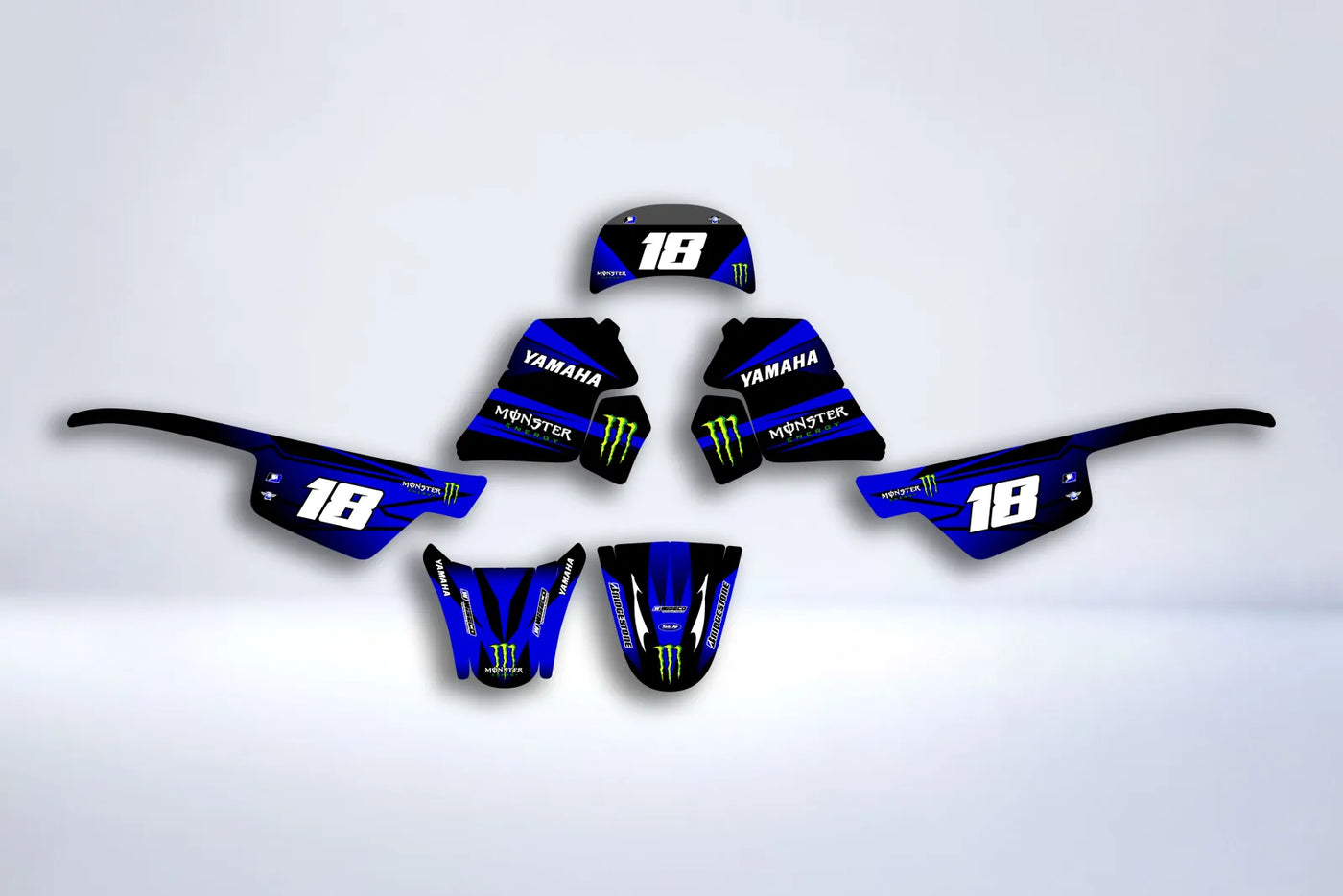 kit gráfico YAMAHA PIWI PW 50 80 1990-2025 - ASTRALIS