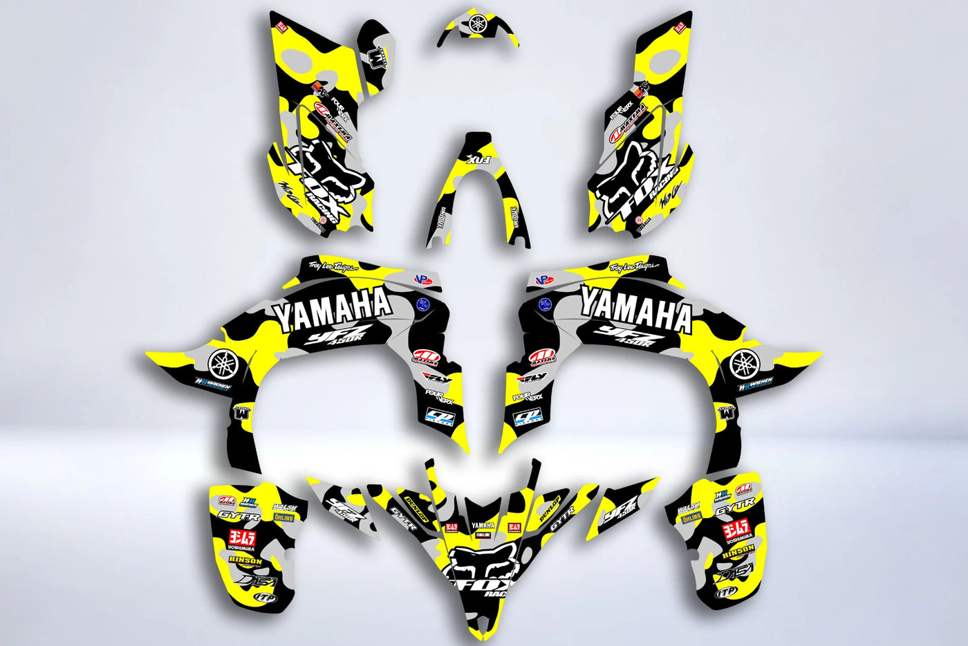 Dekor-Kit Yamaha YFZ 450 R RAPTOR 2014-2022 - ORVALIS