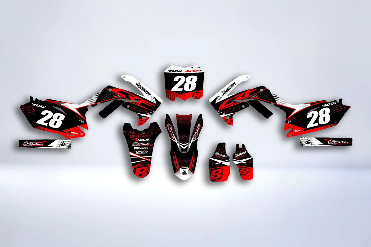 Graphics kit HONDA CRF 250-450 (2009-2012) - TRAXON