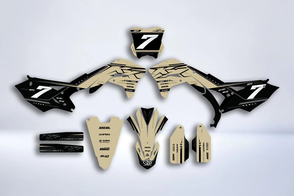 Kit Déco Kawasaki KXF 250 2021-2024 & KXF 450 2019-2023 - REPLICA