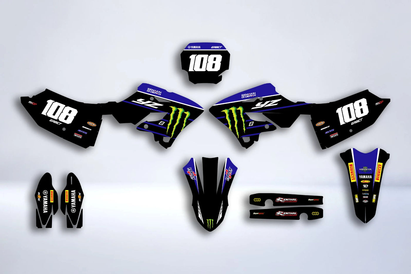 Kit Déco YAMAHA YZ 125/250 2022-2026 - MONSTER