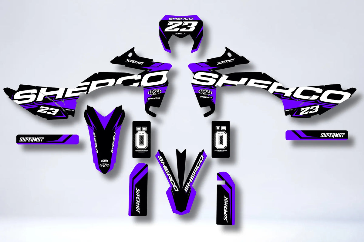 Kit Déco Sherco SE-R / SM-R 50cc - RUDE