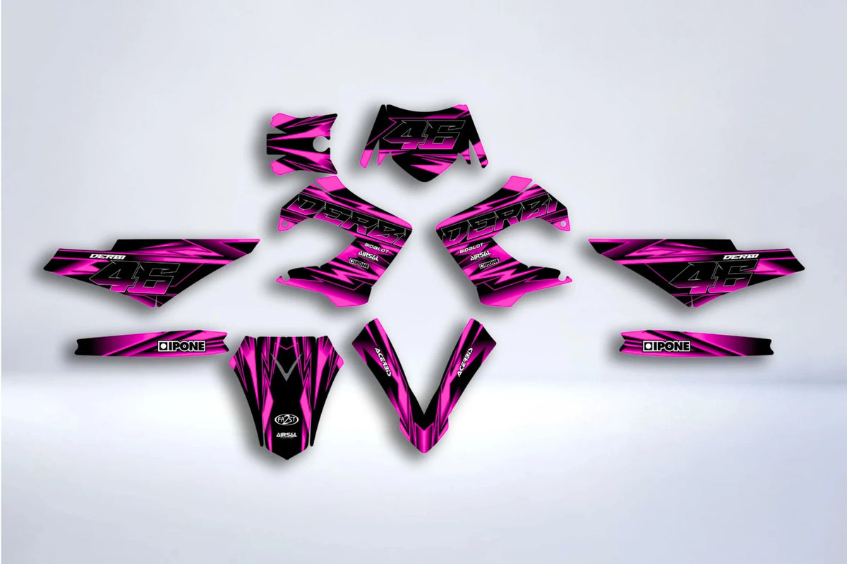 graphics kit DERBI fairings Victoria Bull Tun'R - DRAVIX