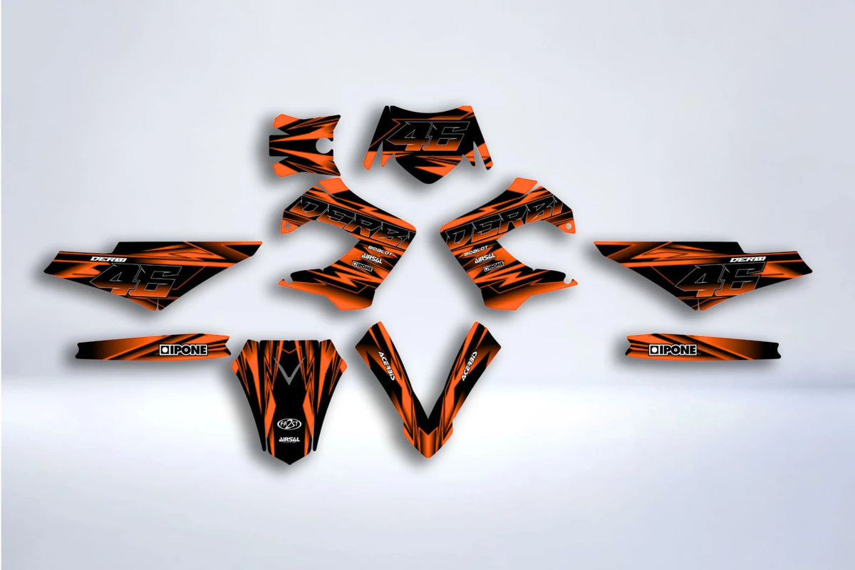 graphics kit DERBI fairings Victoria Bull Tun'R - TERRARUSH