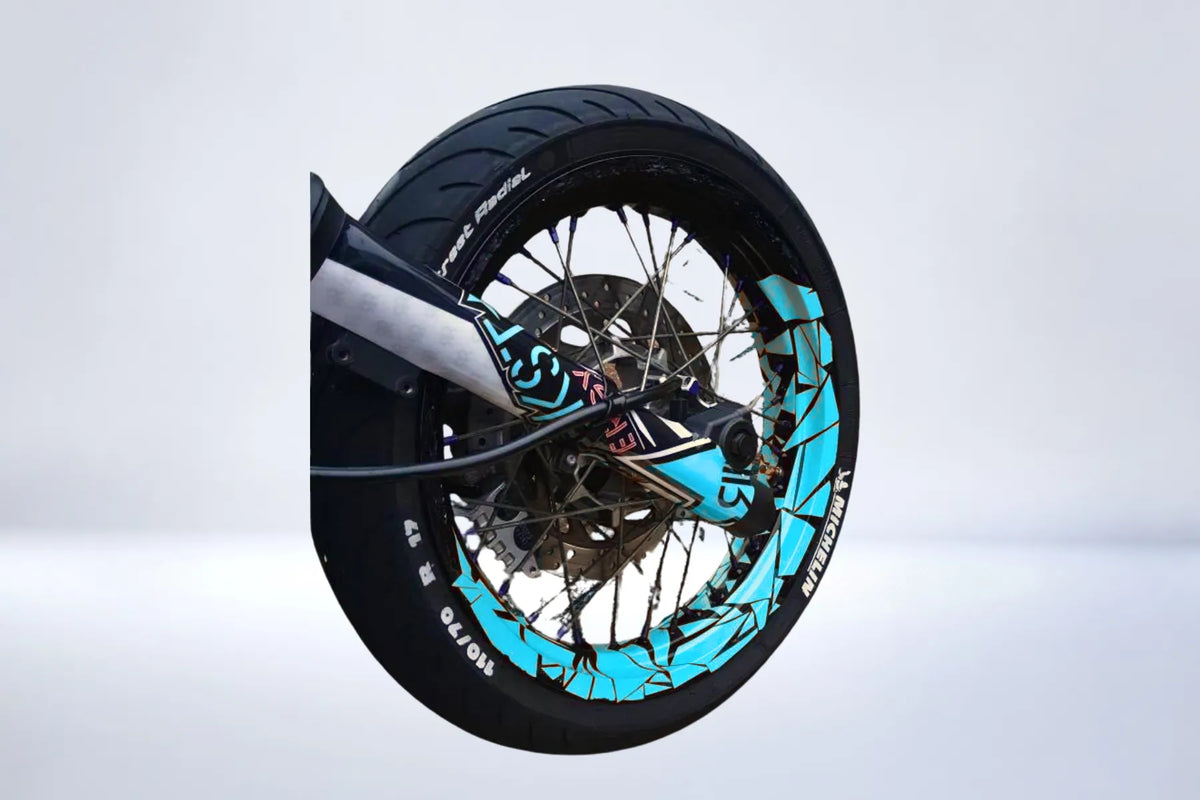 Half-Rim Triangle Stickers (for 2 rims)