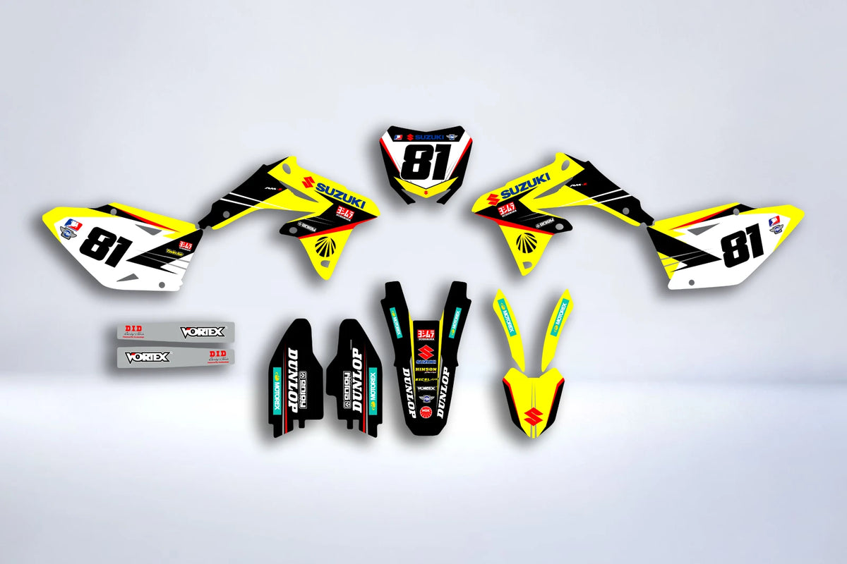 Graphics kit SUZUKI RMZ 250 2010-2018 - TORQON