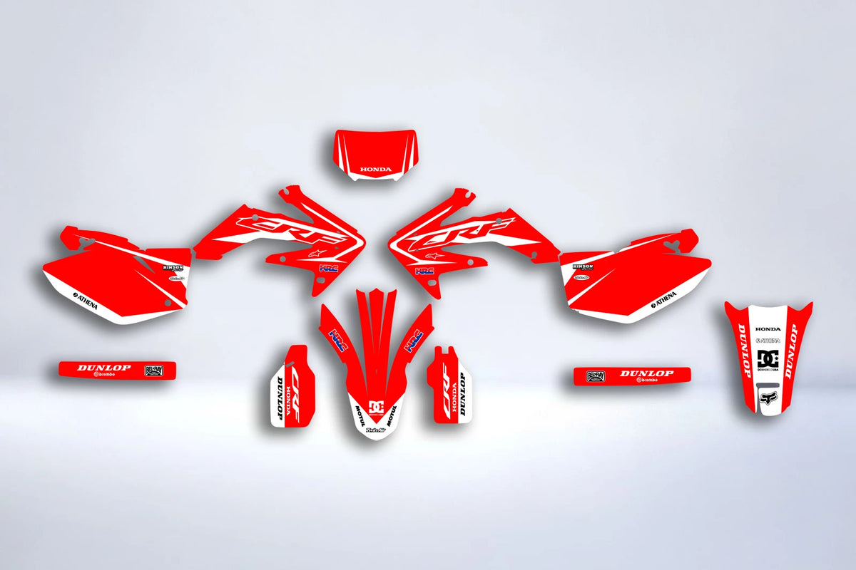 graphics kit HONDA CRF250X 2004-2016 - RED