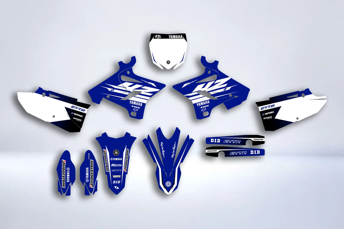 Kit déco YAMAHA YZ 125-250 2015-2021 - BLUE RED
