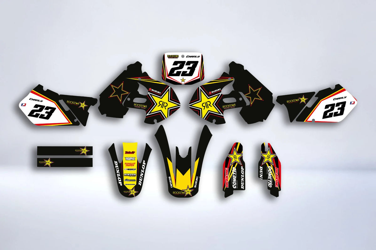kit grafiche SUZUKI RM 125-250 1999-2000 - SOLIXAR