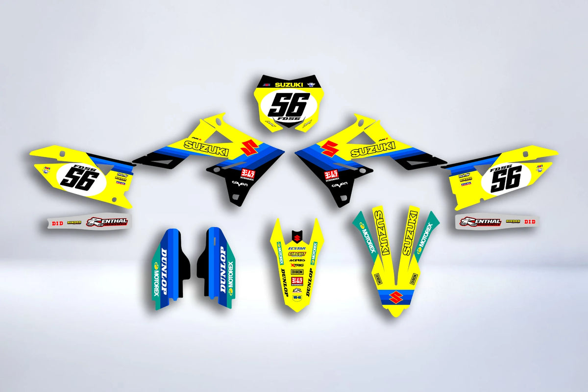 kit grafiche SUZUKI RM-Z 450 2018-2025 & RM-Z 250 2019-2023 - ZYNTRIX