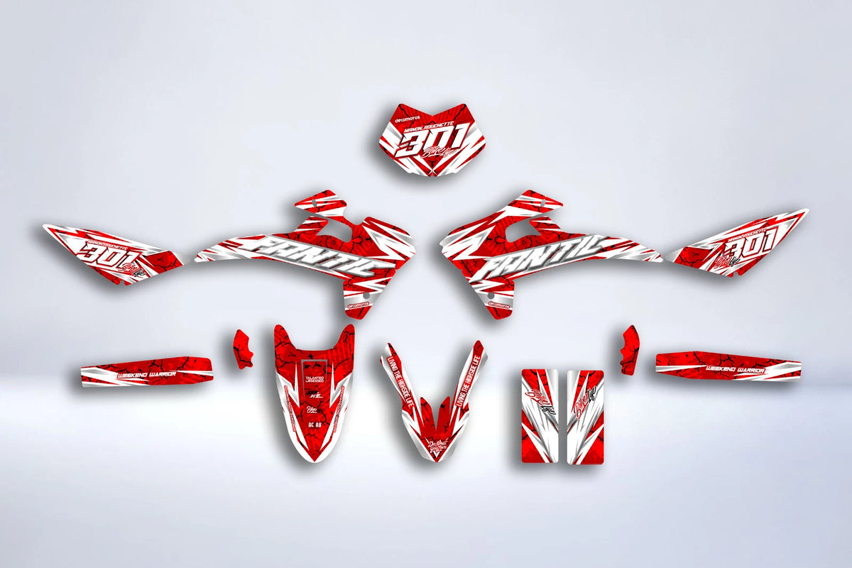 Graphics kit Fantic 50/125 XM / XE 2017-2022 - BLOOD