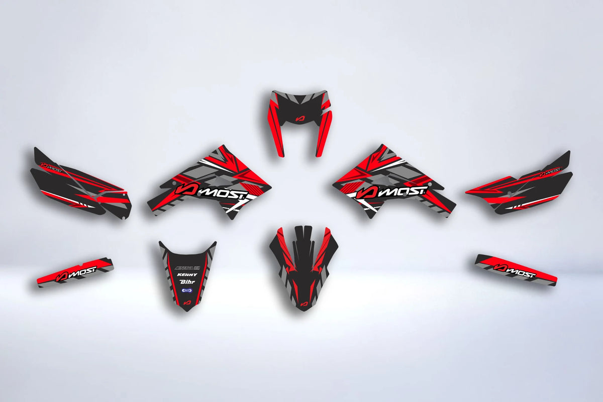 Kit de decoración Sherco SE-R / SM-R 50cc - ROJO
