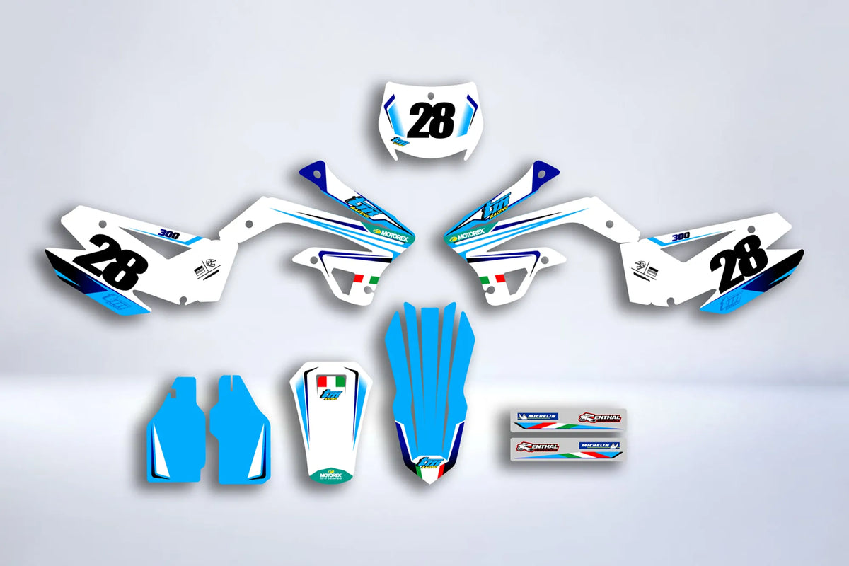 Graphics kit TM Racing EN 125-250-300-450 2008-2014 - PRYSM