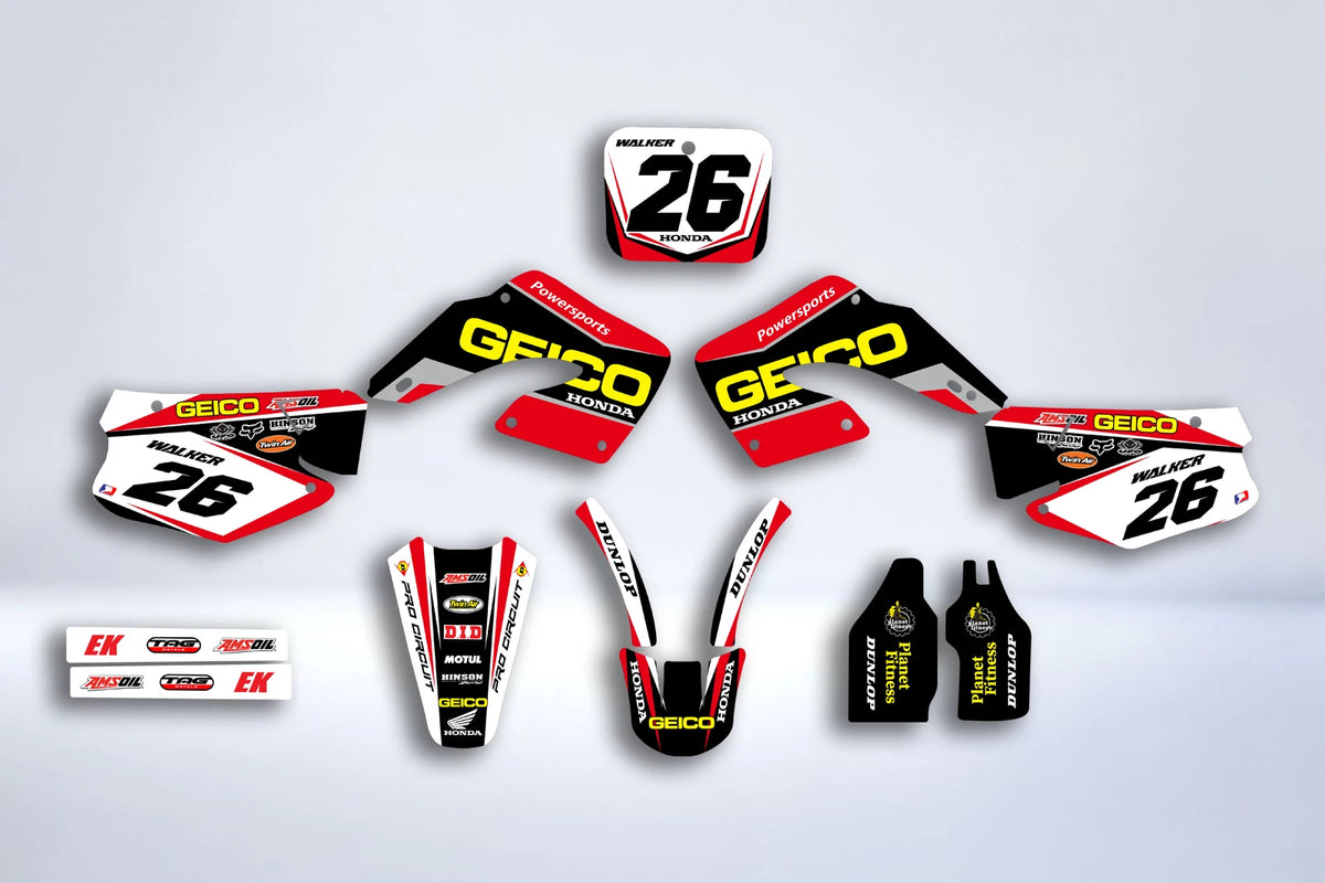 Honda CR 125-250 2000-2001 Decal Kit - GEICO