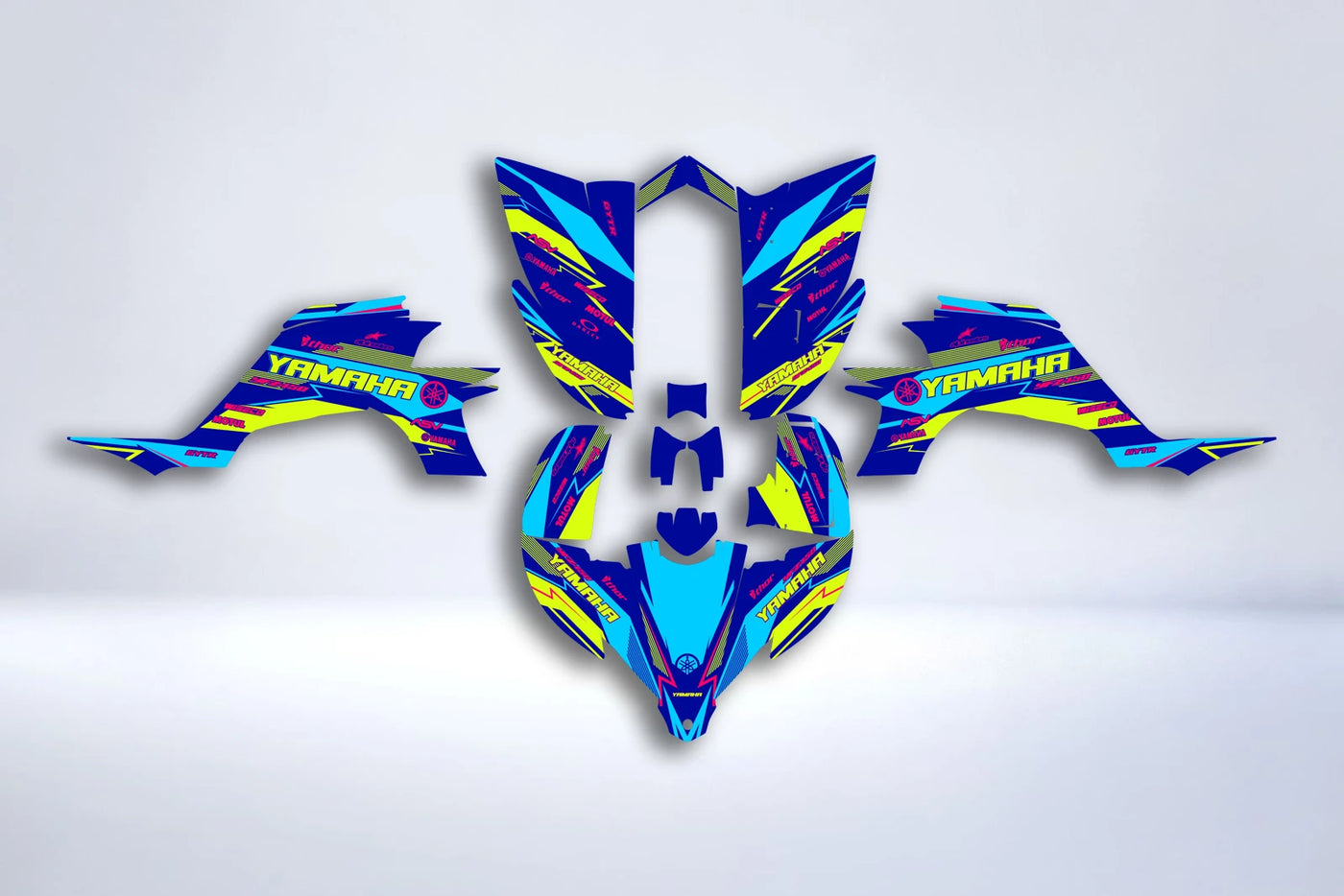 kit gráfico Yamaha YFZ 450 R RAPTOR 2004-2008 - ZEPHYRIX