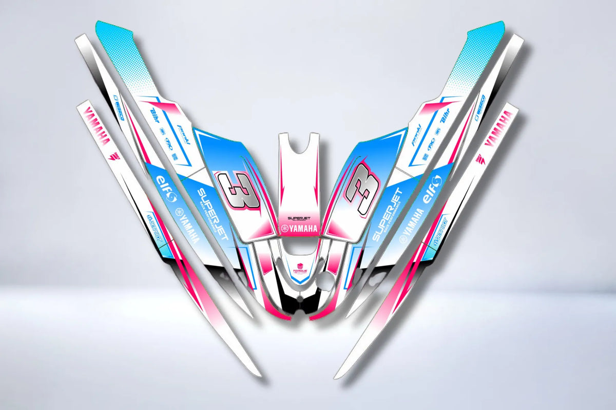 Kit Déco BLUE – Yamaha Superjet 1996-2024