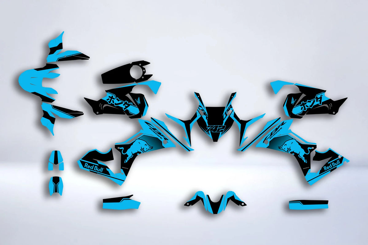 Kit Déco HONDA CBR 650R 2019-2023 - AZUR