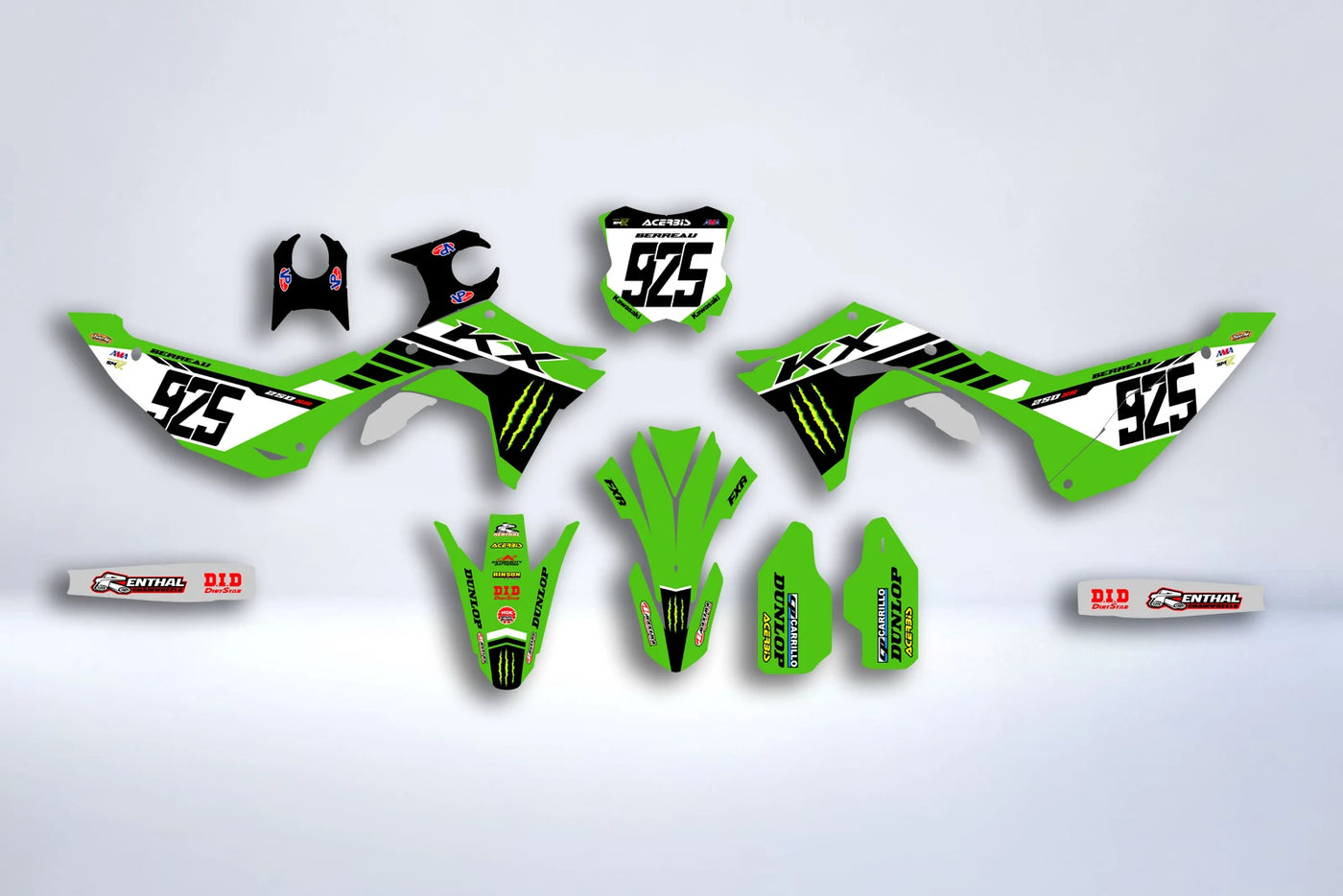 Kit Déco KAWASAKI KXF 250 2025 & KXF 450 2024-2025 - TORQON