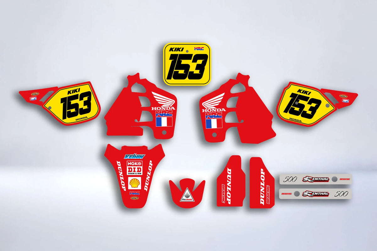 Kit déco HONDA CR 125-250 1988-1990 - GRITIX