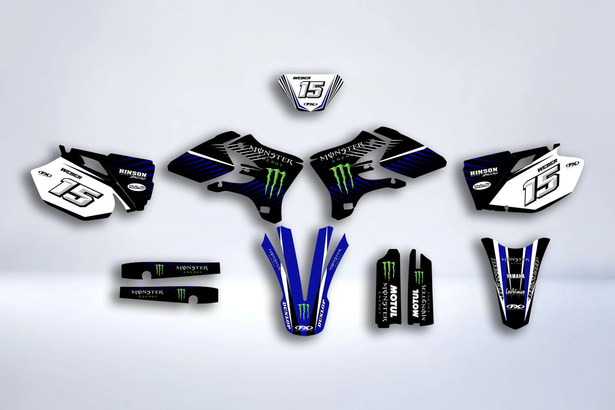 Kit Déco YAMAHA WRF WR 250-450 2003-2006 - BLUE MONSTER