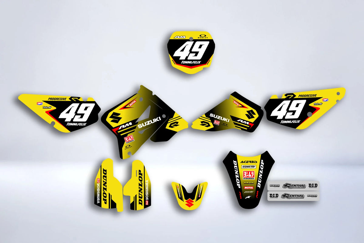 graphics kit SUZUKI RM 85 2001-2017 - ZYNTRIX